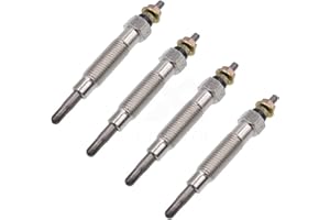 HIRINTOL 4PCS 4D55 4D55T 4D56 4D56T Glow Plugs Set 12V for Mitsubishi Triton Pajero L200 L300 2.5L