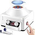 Mxmoonant Centrifuge Machine LCD Display Digital Desktop Electric Centrifuges, with Time & Speed Adjustable, 10ML*6 Rotors for Lab School Science Plasma Research (900-1-Plus) (Black)