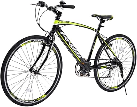 Amazon クロスバイク自転車 26インチシマノ製6段変速可動式ハンドルpl保険加入ママチャリシマノ製6段ギア ライト カギ付き メンズ レディース Pl保険付 通勤 通学 街乗り グリーン Ap Exclusive クロスバイク