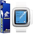 Pebble Time Screen Protector [Full Coverage 2 Pack], Armorsuit MilitaryShield - Made in USA - [2-Pack] Anti-Bubble / Ultra HD Clear Shield - Lifetime Warranty