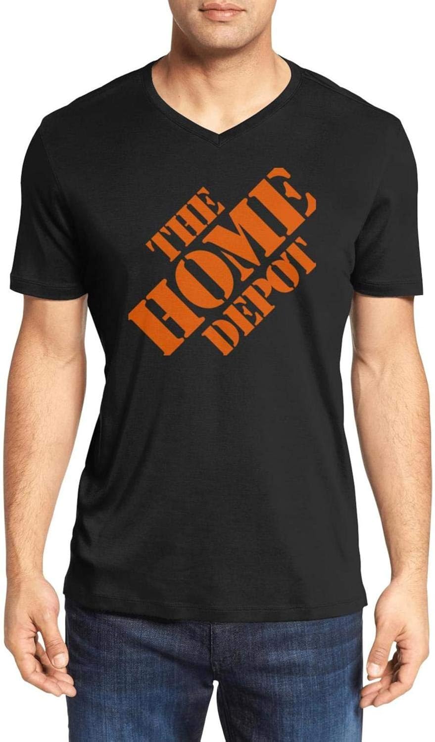 GEIODL Short Sleeve Fun TheHomeDepotOrangeLogoSymbol Tee T Shirt