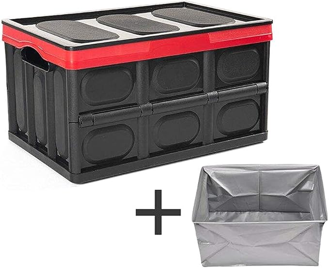 novelinks 28 Liter Collapsible Storage Bin with Lids
