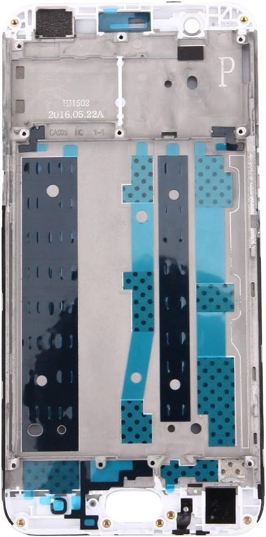 Yh LCD Screen Replacement for Oppo A59 / F1s Front Housing LCD Frame Bezel Plate(White) styx2019 (Color : White)
