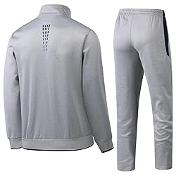 PUMPITU Men's Casual Athletic Tracksuit Long Sleeve