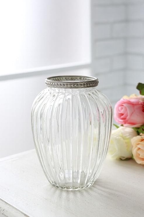 Amazon Co Jp まとめ買い Covent Garden アンティーク調 リムリング トールベース 花瓶 Sv 11 4 ホーム キッチン