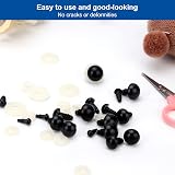 RuWfpz Safety Eyes for Crochet Toys Amigurumi - 244 Pcs, 6 Sizes view 6