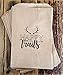 Kraft paper rustic treat bags, trail mix favor bags, candy buffet bags, gift bags made out of 100% recycled paper, antler, woodland design 24 ct