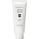 Atom Fresh Deodorant for Women, Natural Deodorantcream with 72-Hour Odor Control, Aluminum Free Deodorant for Sensitive Skin, Baking Soda Free with Amino Acids & Probiotics, Comfy Woody, 3.5 oz