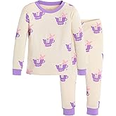 moimoln Baby Toddler Girls Boys Unisex lightweight cool summer Viscose Snug fit Pjs Pajama Sleepwear 12m-5T