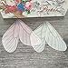 OULII 10pcs Beautiful Butterfly Wings Charms for DIY Jewelry Crafts Making Earring Necklace Hair Clip Decoration (Random Color)