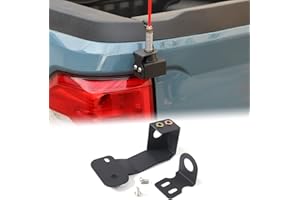 AUNGINSY Car Tailgate Antenna Bracket Compatible with Ford Maverick 2022 2023 Left Side Tailgates Antenna Holder Tailgate Antenna Mount Holder Exterior Hitch Mount Trucks Trunk Antenna Metal Base Accessories