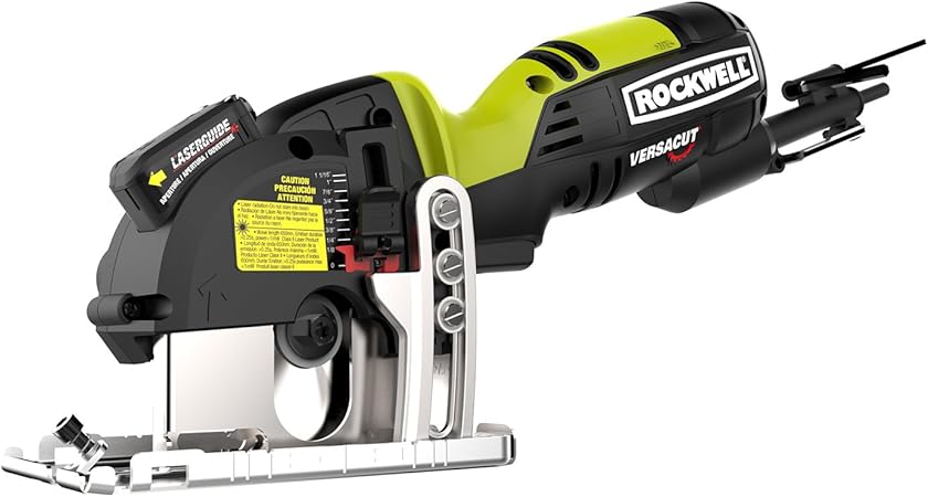 Rockwell Versacut RK3440K compact circular saw with built-in laser guide