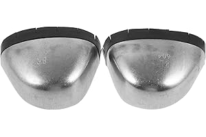 Mobestech Steel Toe Guard Metatarsal Guards Foot Guard Toe Cap Safety Shoe Covers Universal Overshoes Workplace Cover Safety Footwear Toe Work Shoes Protector Attachment for Industry Silver