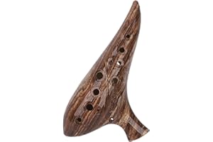 Yunhgft 12-hole Ocarina, Compact And Utilitarian Professional Musical Instrument, Alto Ocarina in C, Ideal for Beginners And 