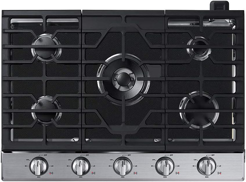 FireFly Home Stove Top Protector for LG Gas CookTop, Custom Fit Ultra Thin Reusable Burner Splatter Spill Guard Protective Cover Liner - LCG3011BD
