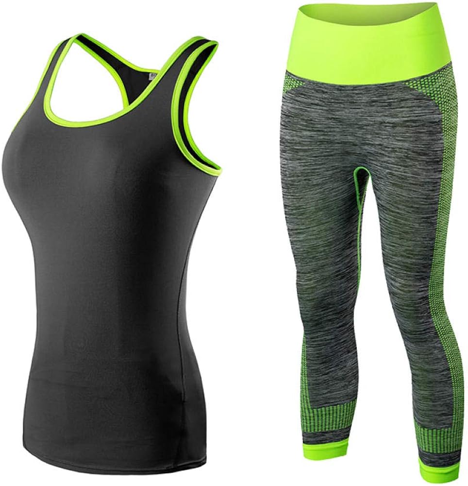 OUMAIG Conjunto Deportivo Mujer Yoga Mujer Fitness Conjunto De ...