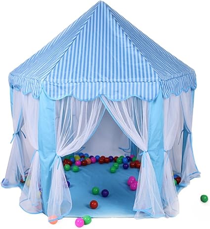 blue play tent