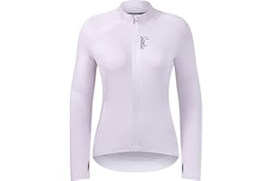 Santic Cycling Jersey Women Long Sleeve,Winter Thermal Pro Fleece Bike Jersey for Women Breathable Cycling Jersey