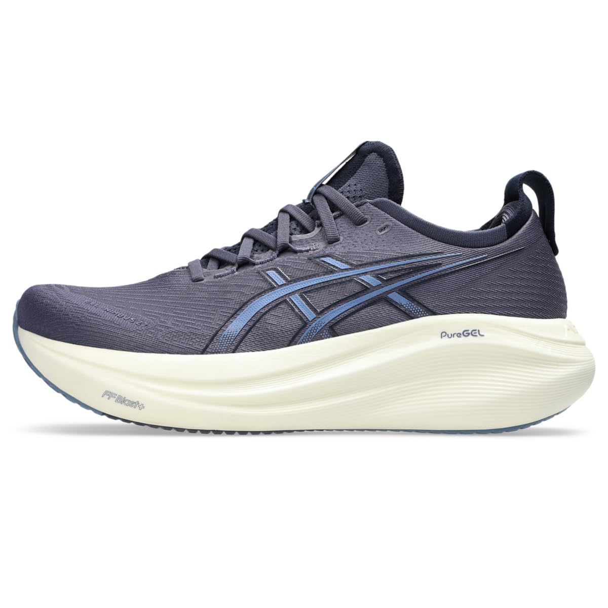 ASICS Men's Gel-Nimbus 27 Running Shoe, 10, Indigo Fog/Denim Blue Image