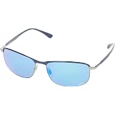 Ray-Ban Sunglasses for Women &amp; Men Chromance 0RB3671CH Polarized Sunglasses | Ray-Ban Sunglasses for Men &amp; Women - Crystal Polarized Designer Sunglasses - Adjustable Nose Pads - Unisex