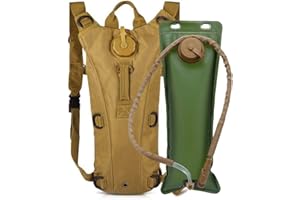 ATBP Tactical Hydration Backpack with 3L Water Bladder Militray Molle Water Backpack Hydration Pack for Men Hiking, Biking, Running