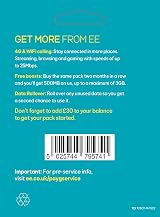 Love2Surf EE Pay As You Go SIM UK 125GB 30 Days Bundle PREPAID view 2