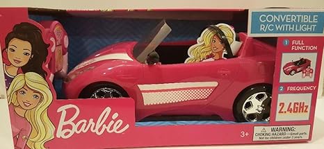 barbie remote control convertible