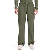 Cherokee Scrubs for Men Tapered Leg Cargo Scrub Pants with Zip Fly, 5 Pockets Elastic Waist 2-Way Stretch & Easy Care – WW190