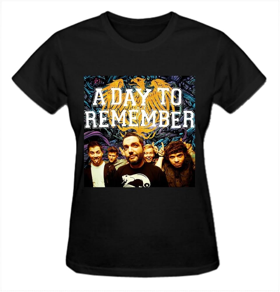 F191 A Day To Remember Poster T Shirt for Womens Black at Amazon Women’s Clothing store F191 A Day To Remember Poster T Shirt for Womens Black at Amazon Women’s Clothing store