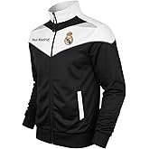 Icon Sports Kids Real Madrid Track Jacket – Official Zip-Up Fanwear, Youth Sizes