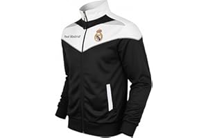 Icon Sports Kids Real Madrid Track Jacket – Official Zip-Up Fanwear, Youth Sizes