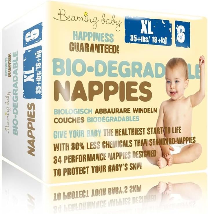 beaming baby biodegradable nappies