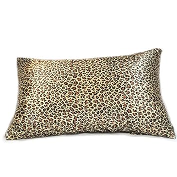 Amazon Com Taoson New Silky Soft Satin Yellow Leopard Grain Body