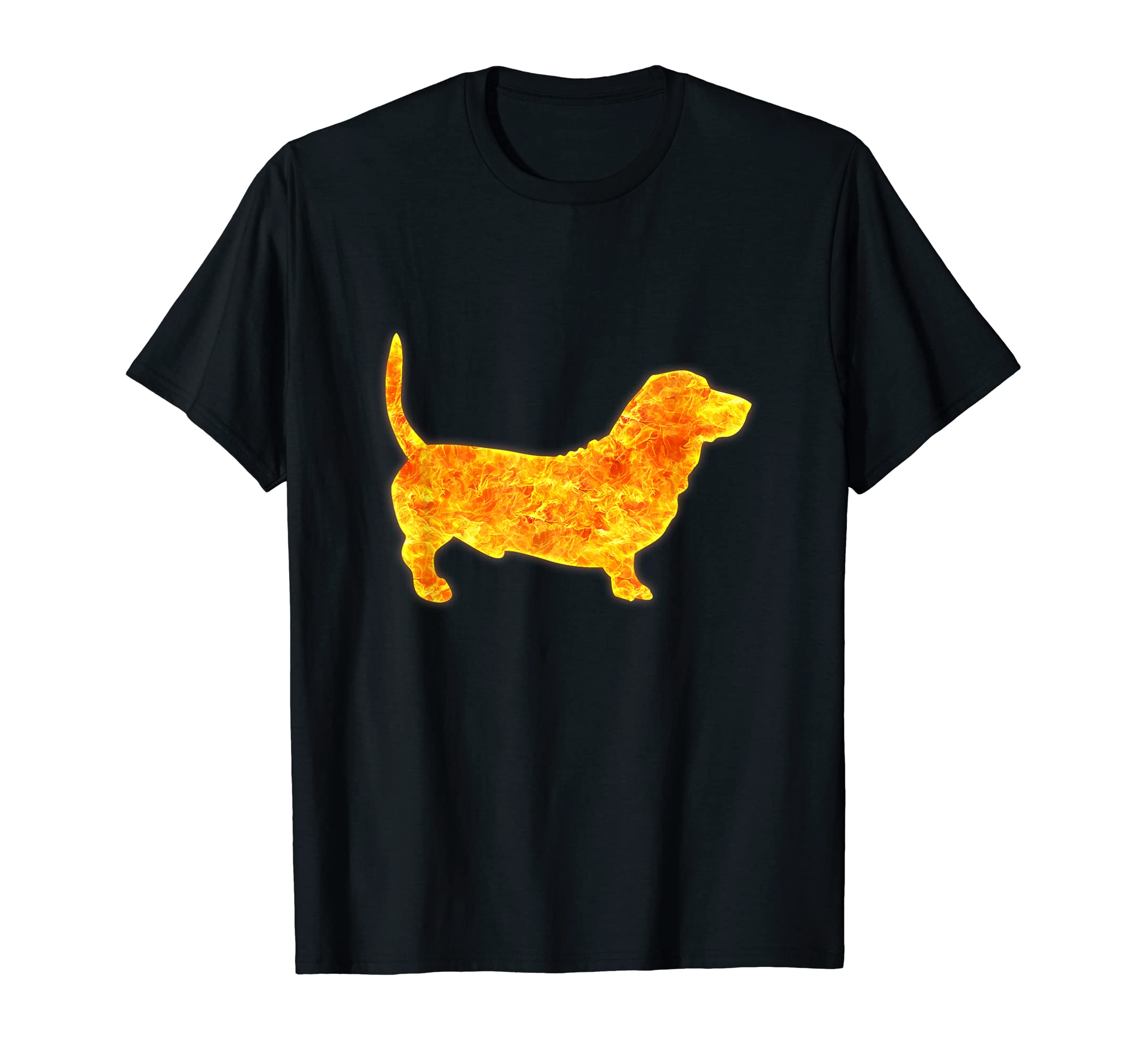 Pet dog fire flames burn T-Shirt