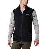 Columbia Men's Basin Trail Fleece Vest, Black, 3X Big