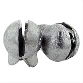 Eagle Claw 02010-002 Removable Split-Shot Sinker, Size 3/0 (Per 40)