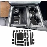 2025 2026 Expedition Door Slot Mats for 2027 Ford Expedition Max Accessories Anti-Slip Mats Center Console Liner Compatible with 2025-2027 Ford Expedition Active/Tremor/King Ranch/Platinum(23PCS/Sets)