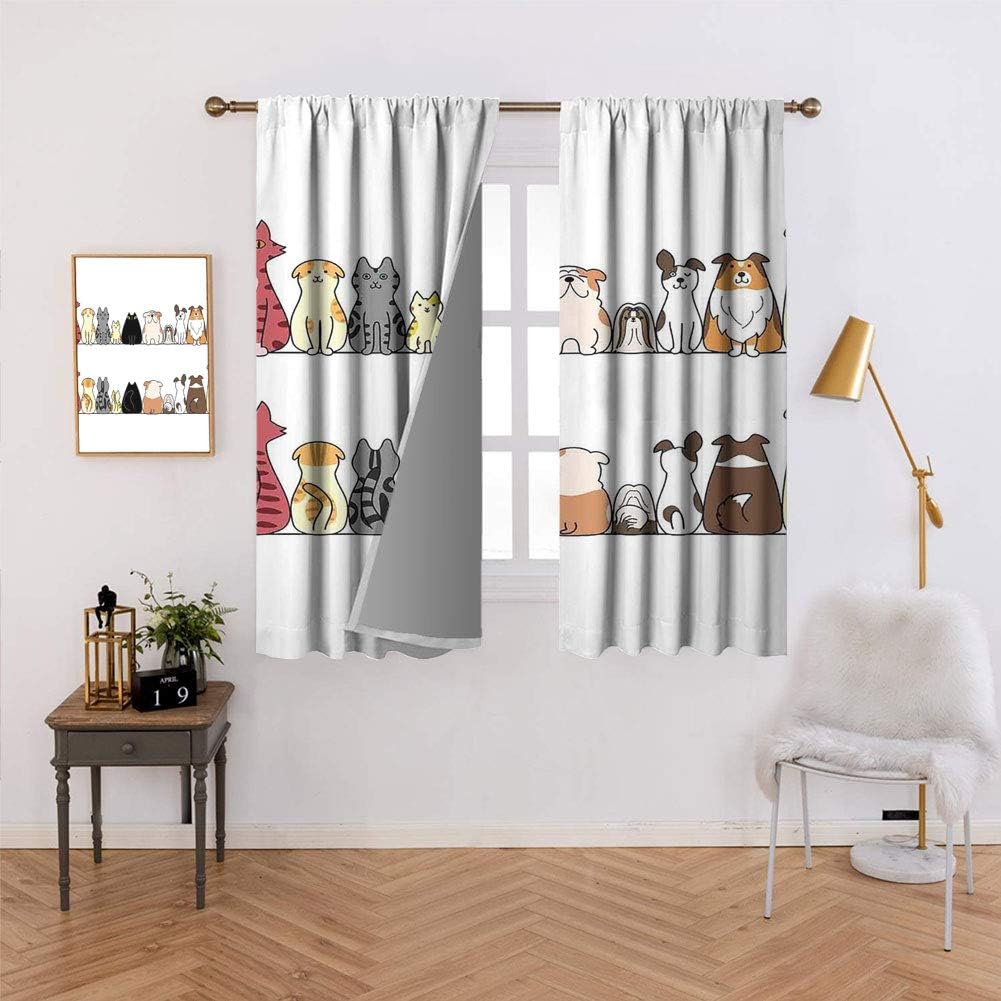 Blackout Window Curtain Kids Customized Curtains W55x39L
