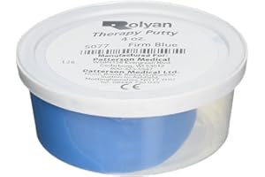 Sammons Preston Therapy Putty, Therapeutic Hand Exerciser, Theraputty for Finger and Hand Rehabilitation, Exercise Putty to Improve Hand Grip Strength, Occupational Therapy, 4 Ounce, Firm, Blue