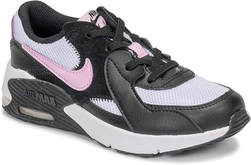 Nike Air Max Excee Ps Trainers Girls Black/White/Pink - UK:10 Kid - Low Top Trainers Shoes 