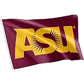Desert Cactus Arizona State University ASU Flag - 3 x 5 Feet Devils Banner, Indoor/Outdoor Durable Fabric, 100% Polyester Design (Style C)