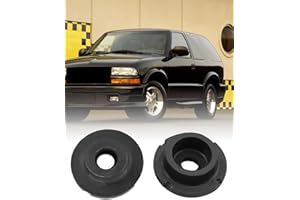 VelvetunVillay 924-424 Lower Radiator Support Mount Bushing Fit for Chevrolet Blazer S10 Pickup, Fit for GMC Jimmy S-15 Sonoma, Fit for Isuzu Hombre Olds Bravada, Replace 15708536 2PCS, Black