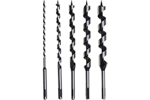 5Pcs 230mm Wood Drill Wookworking Auger Bit Set