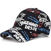 YY GEWETAO Graffiti Baseball Cap Unisex Adjustable Cotton for Men & Women Doodle Sport Caps