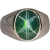 Achintya Jewellers Sapphire Star Ring, Mens Ring, 6 ray star Women Ring, Signet Ring, 925 Solid Sterling Silver Ring, Gemstone Ring, Ruby Ring, Gift Ring