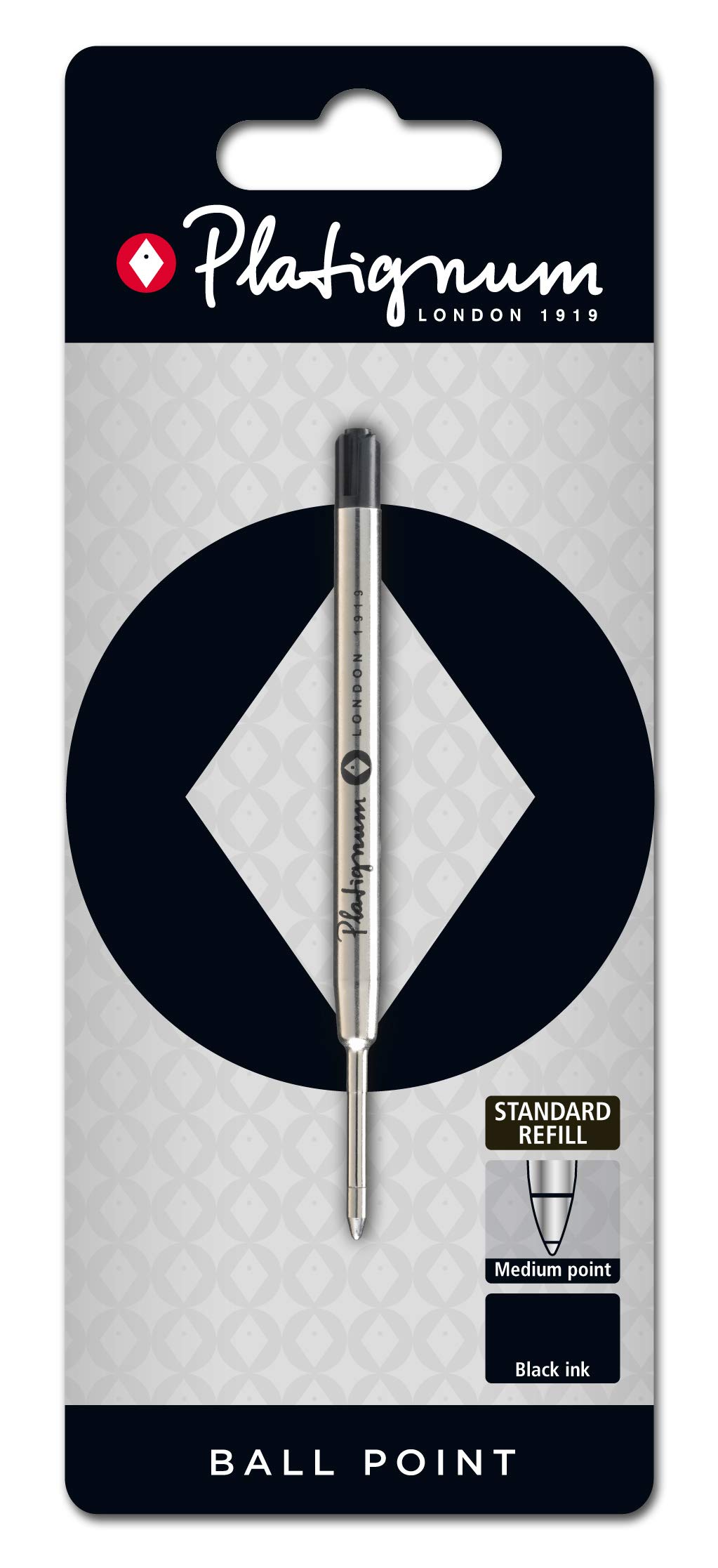 Platignum Ball Point Refill Black [Pack of 1] Ref: 50342