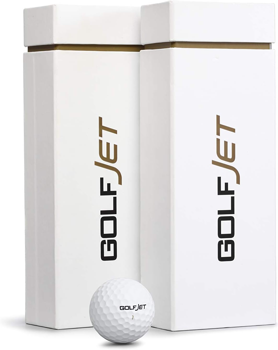 GOLFJET JET4 Twin Pack | 24 x Premium JET4 Golf Balls. 4-Layer Twin Power Core, UltraSoft 338 Dimple Hex Aero Urethane Cover. Longer Drives, More Game Spin, Optimum Feel For Ultimate Control.