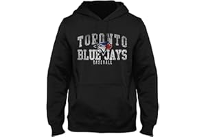 47 Genuine Merchandise MLB Toronto Baseball Graphic Pullover Hoodie - Black