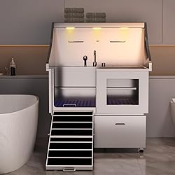 POLIMO Dog Washing Station, LED Professional
