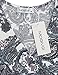 MOQIVGI Paisley Tunic, Juniors Summer Vneck Short Sleeve Casual Tops Nice Stylish Babydoll Flowy Shirts Fancy Embellished Holiday Blouse for Women Fashion 2024 Multicoloured White X-Large